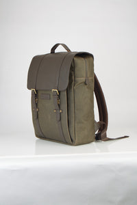 "Discover the Ultimate Blend of Style and Durability: Unveiling Our New Waxed Canvas and Leather Backpack Collection!"