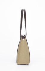 Load image into Gallery viewer, SAMOI Vierra Genuine Leather & Waxed Canvas Small Tote Bag | 5 Colours