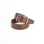 Load image into Gallery viewer, RL Croco Reversible Leather Formal Belt For Men - Walletsnbags