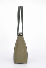 Load image into Gallery viewer, SAMOI Vierra Genuine Leather & Waxed Canvas Small Tote Bag | 5 Colours