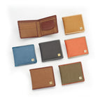 Load image into Gallery viewer, RL Epoch Coated Canvas Genuine Leather Mens Wallet - Walletsnbags