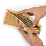 Load image into Gallery viewer, RL Epoch Coated Canvas Genuine Leather Mens Wallet - Walletsnbags
