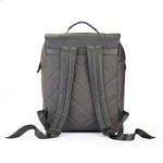 Load image into Gallery viewer, SAMOI LEATHER BROOK CANVAS LEATHER BACKPACK - Walletsnbags