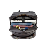 Load image into Gallery viewer, SAMOI LEATHER BROOK CANVAS LEATHER BACKPACK - Walletsnbags