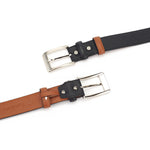 Load image into Gallery viewer, RL Drymill Dual Colour Leather Formal Belt for Men - Walletsnbags