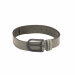 Load image into Gallery viewer, Hard Wax Creased With Black Buckle Leather Belt for men