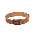Load image into Gallery viewer, Hard Wax Creased With Black Buckle Leather Belt for men
