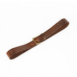 Load image into Gallery viewer, Rustic Leather Casual Belt – Premium Oil Crunch Leather with Brass Buckle - Walletsnbags