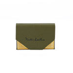 Load image into Gallery viewer, Metallic Leather Cover Card Holder