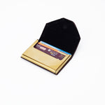 Load image into Gallery viewer, Metallic Leather Cover Card Holder