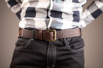 Load image into Gallery viewer, Roller Buckle Leather Belt For Men
