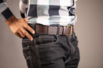 Load image into Gallery viewer, Roller Buckle Leather Belt For Men
