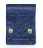 Load image into Gallery viewer, Rustic Leather Double Button Cut Edge Wallet