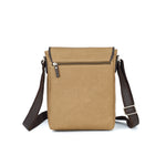 Load image into Gallery viewer, RL Meraki Waterproof Coated Canvas and Leather Sling Cross Body Bag - Walletsnbags