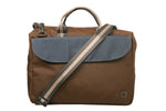 Load image into Gallery viewer, Samoi laptop bag for men waterproof Canvas Messenger Upto 16 inch - Walletsnbags