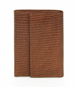 Load image into Gallery viewer, Three Fold Leather Keychain Wallet
