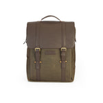 Load image into Gallery viewer, SAMOI LEATHER BROOK CANVAS LEATHER BACKPACK - Walletsnbags