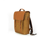Load image into Gallery viewer, SAMOI LEATHER BROOK CANVAS LEATHER BACKPACK - Walletsnbags
