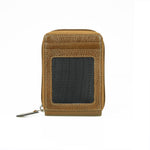 Load image into Gallery viewer, RL Zipper Leather Card Holder - Walletsnbags