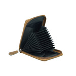 Load image into Gallery viewer, RL Zipper Leather Card Holder - Walletsnbags