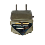 Load image into Gallery viewer, SAMOI LEATHER BROOK CANVAS LEATHER BACKPACK - Walletsnbags