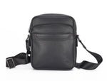 Load image into Gallery viewer, Rustic Leather Floater Grain Natural Drymil Leather Sling Bag | YKK Zippers | 5 Pockets