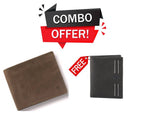 Load image into Gallery viewer, Hunter Leather Wallet for Men - WALLETSNBAGS