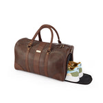 Load image into Gallery viewer, Stylish Croco Print Duffle Bag with Shoe Compartment | Brass Fittings | Dual Carry Handle & Shoulder Strap | Unisex Travel, Gym, Weekend Bag - Walletsnbags