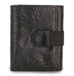 Load image into Gallery viewer, Creased Leather Tri Fold Mens Wallet