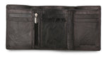 Load image into Gallery viewer, Creased Leather Tri Fold Mens Wallet