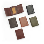 Load image into Gallery viewer, RL Nappa Leather Threefold Wallet for Men | Stitchless Design | Compact & Stylish | Premium Leather Accessory