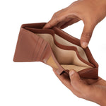 Load image into Gallery viewer, RL Nappa Leather Threefold Wallet for Men | Stitchless Design | Compact & Stylish | Premium Leather Accessory