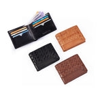 Load image into Gallery viewer, RL Hand weaved Leather wallet for men - Walletsnbags