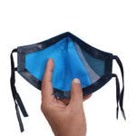 Load image into Gallery viewer, RL 81 Floater Leather Face Mask for anti pollution/anti dust /Biker outdoor With Changeable anti bacterial Filters - Qty 1 pc - WALLETSNBAGS