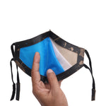Load image into Gallery viewer, RL 81 Floater Leather Face Mask for anti pollution/anti dust /Biker outdoor With Changeable anti bacterial Filters - Qty 1 pc - WALLETSNBAGS