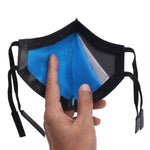 Load image into Gallery viewer, RL 81 Floater Leather Face Mask for anti pollution/anti dust /Biker outdoor With Changeable anti bacterial Filters - Qty 1 pc - WALLETSNBAGS