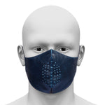 Load image into Gallery viewer, RL 81 Floater Leather Face Mask for anti pollution/anti dust /Biker outdoor With Changeable anti bacterial Filters - Qty 1 pc - WALLETSNBAGS