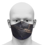 Load image into Gallery viewer, RL 81 Floater Leather Face Mask for anti pollution/anti dust /Biker outdoor With Changeable anti bacterial Filters - Qty 1 pc - WALLETSNBAGS