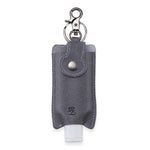 Load image into Gallery viewer, Walletsnbags RL Hand Sanitizer Holder Leather Keychain with 50ml Sanitizer Bottle - WALLETSNBAGS
