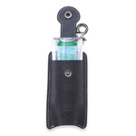 Load image into Gallery viewer, Walletsnbags RL Hand Sanitizer Holder Leather Keychain with 50ml Sanitizer Bottle - WALLETSNBAGS