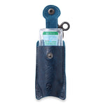 Load image into Gallery viewer, Walletsnbags RL Hand Sanitizer Holder Leather Keychain with 50ml Sanitizer Bottle - WALLETSNBAGS