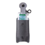 Load image into Gallery viewer, Walletsnbags RL Hand Sanitizer Holder Leather Keychain with 50ml Sanitizer Bottle - WALLETSNBAGS
