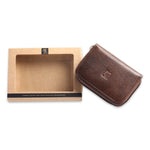 Load image into Gallery viewer, RL Gusset Full Zip Unisex Leather Card Holder - WALLETSNBAGS