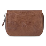 Load image into Gallery viewer, RL Gusset Full Zip Unisex Leather Card Holder - WALLETSNBAGS
