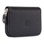 Load image into Gallery viewer, RL Gusset Full Zip Unisex Leather Card Holder - WALLETSNBAGS