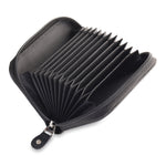 Load image into Gallery viewer, RL Gusset Full Zip Unisex Leather Card Holder - WALLETSNBAGS