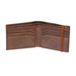 Load image into Gallery viewer, RL Iris Elastic Mens Leather Wallet - WALLETSNBAGS