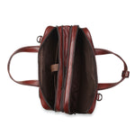 Load image into Gallery viewer, RL Full Zip Expandable Leather Messenger Laptop Bags15.6 Inch - WALLETSNBAGS