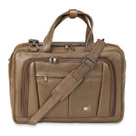 Load image into Gallery viewer, RL Full Zip Expandable Leather Messenger Laptop Bags15.6 Inch - WALLETSNBAGS