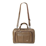 Load image into Gallery viewer, RL Full Zip Expandable Leather Messenger Laptop Bags15.6 Inch - WALLETSNBAGS